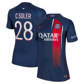 Camisetas Paris Saint Germain 2023-24 C. Soler 28 Primera - Mujer